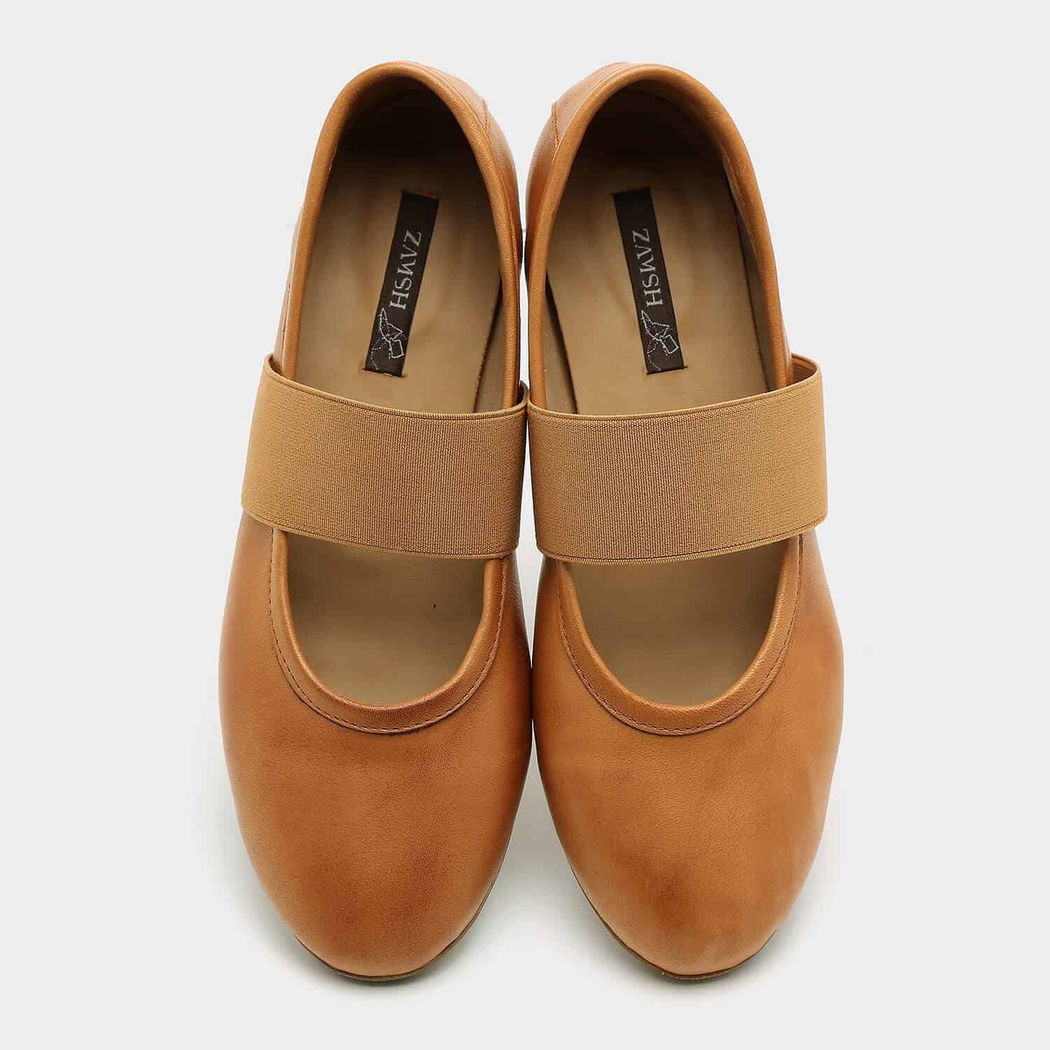 נעלי בלרינה שטוחות מעור – דגם אורה
