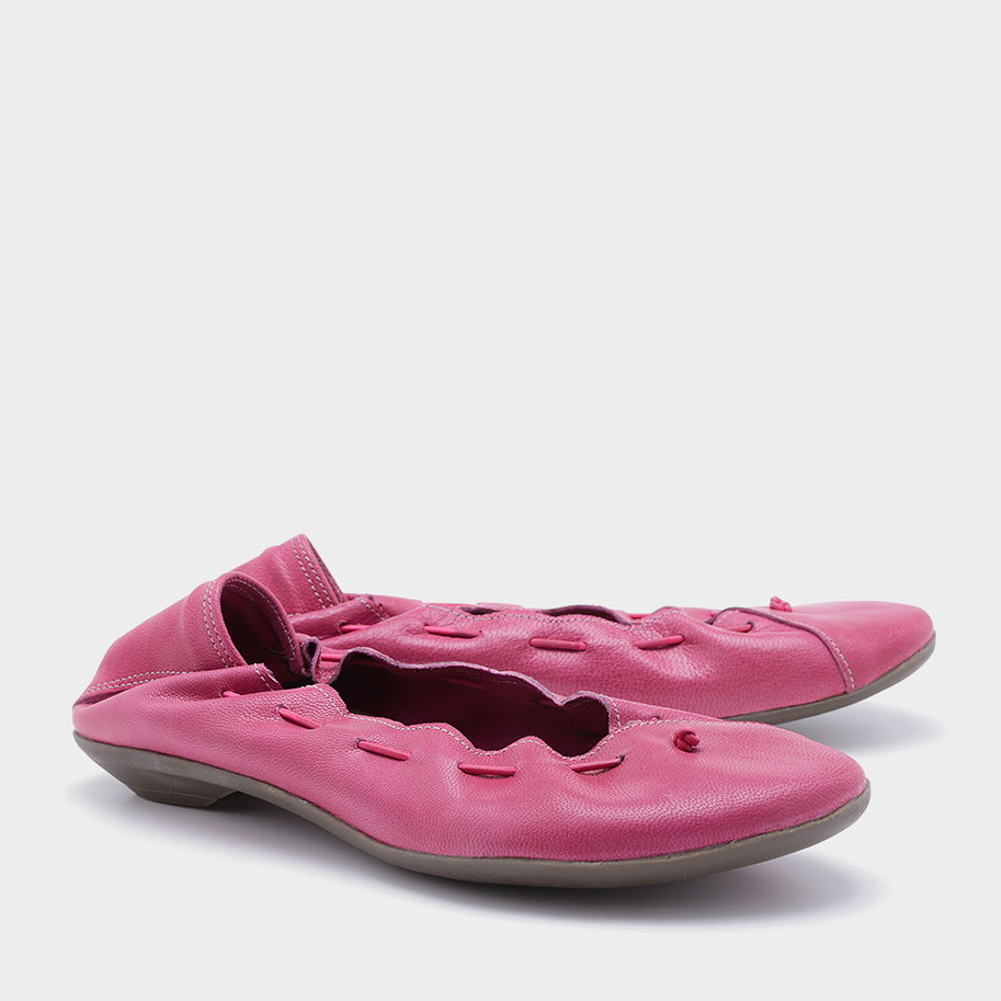 נעלי בלרינה מעור עם גומי – דגם שיר