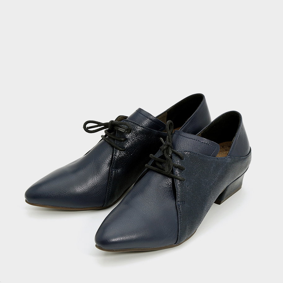 נעלי אוקספורד עור מחודדות – דגם מרילין