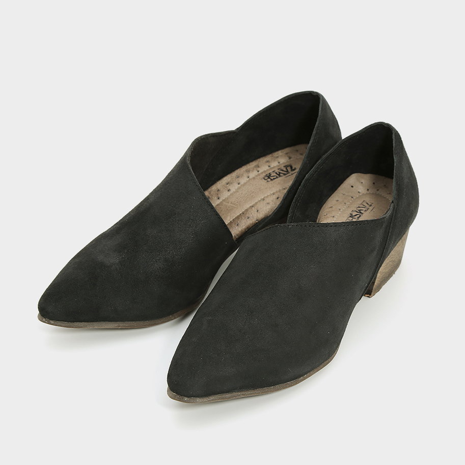 נעליים צרפתיות מזמש – דגם אודט