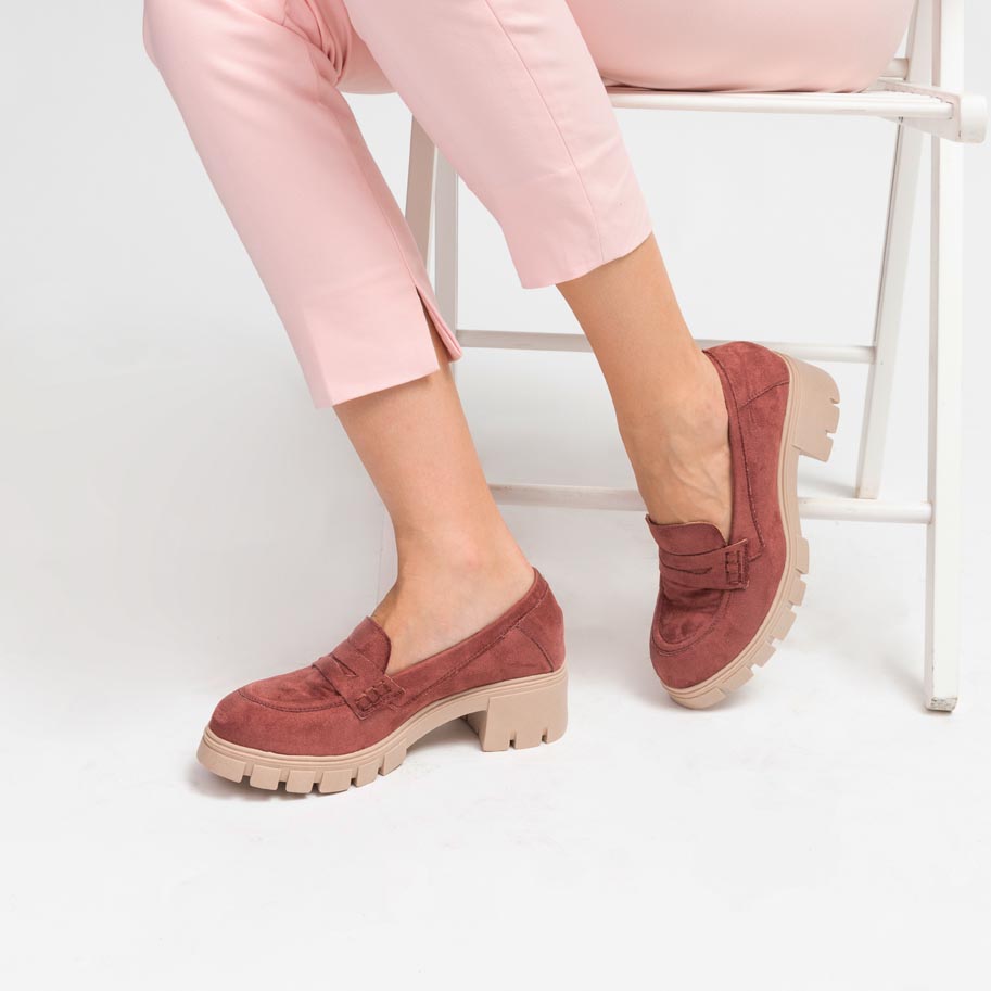 נעלי מוקסין טרקטור טבעוניות – דגם אשלי