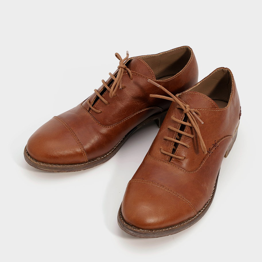 נעלי אוקספורד וינטאג' מעור – דגם טום