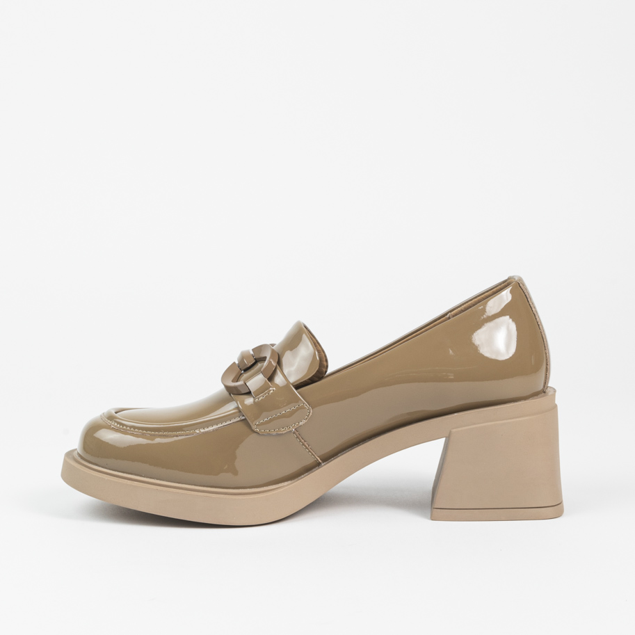 נעלי מוקסין עקב עם אבזם – דגם נטלי