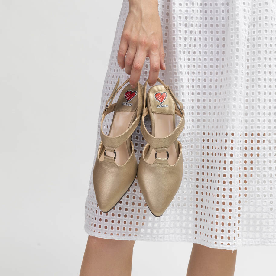 נעלי עור טבעת סיקסטיז – דגם איימי