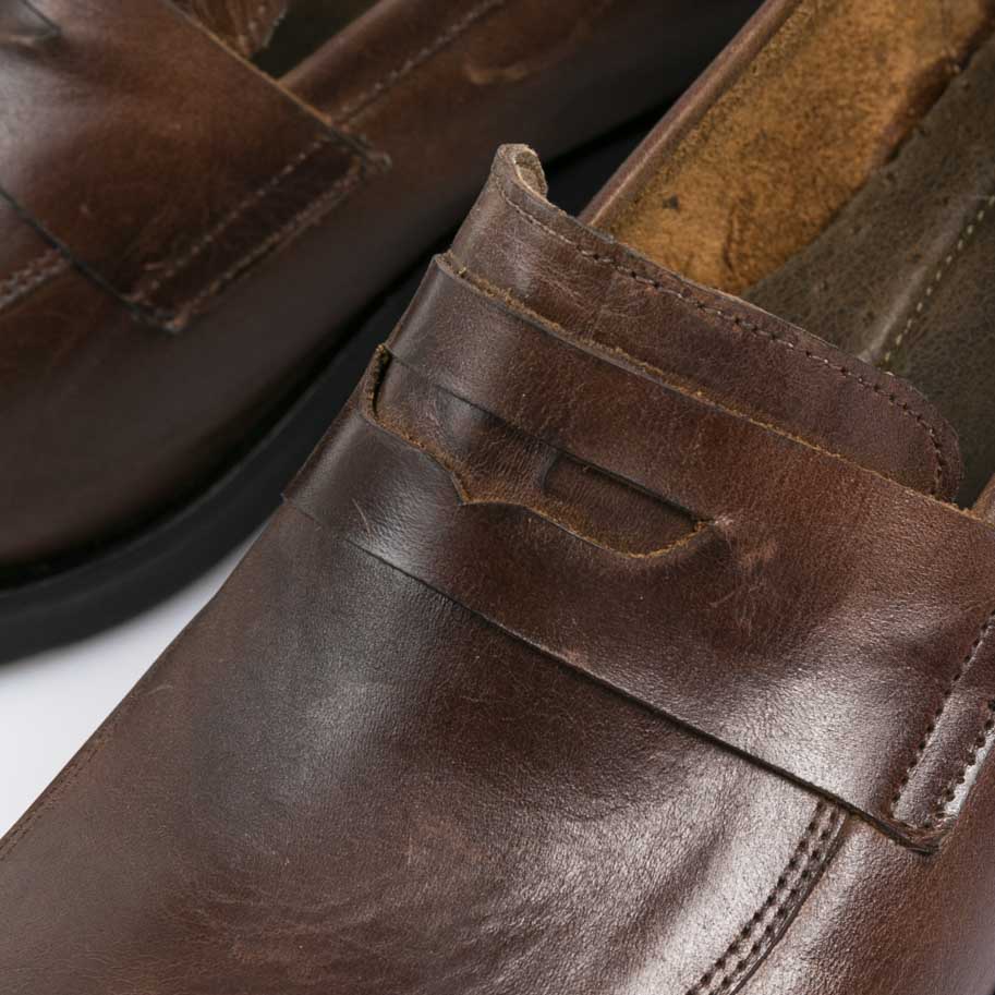 נעלי מוקסין עקב מעור איטלקי – דגם ג'וליה
